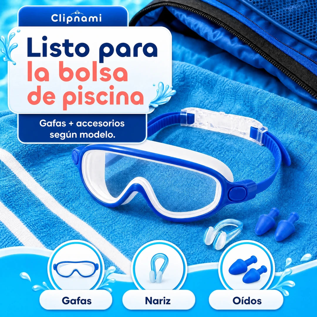 Clipnami™ — Gafas de piscina antifugas