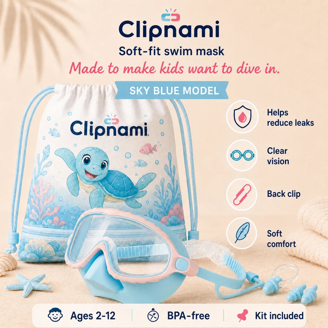Clipnami™ — Masque de Piscine Nez Intégré