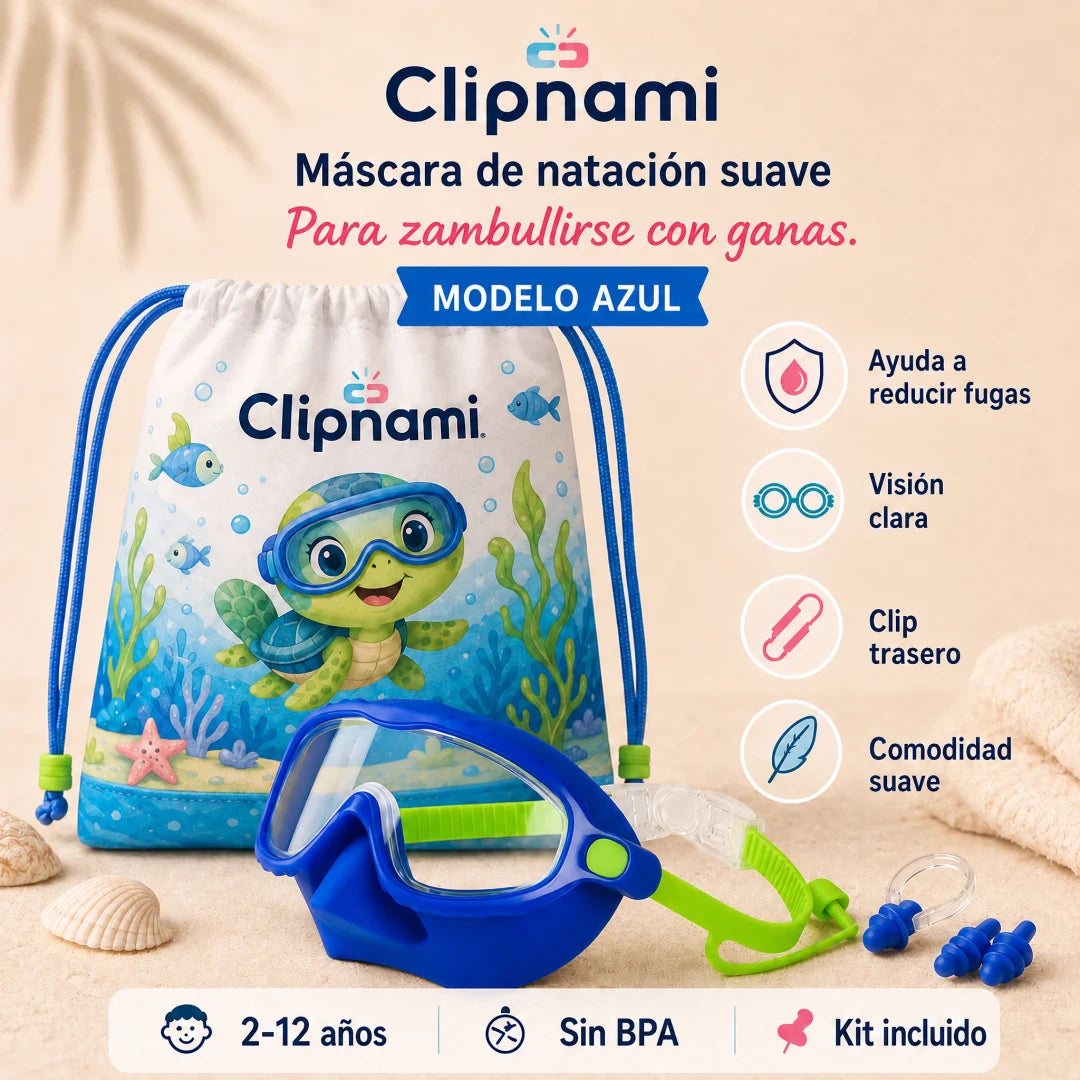 Clipnami™ — Masque de Piscine Nez Intégré