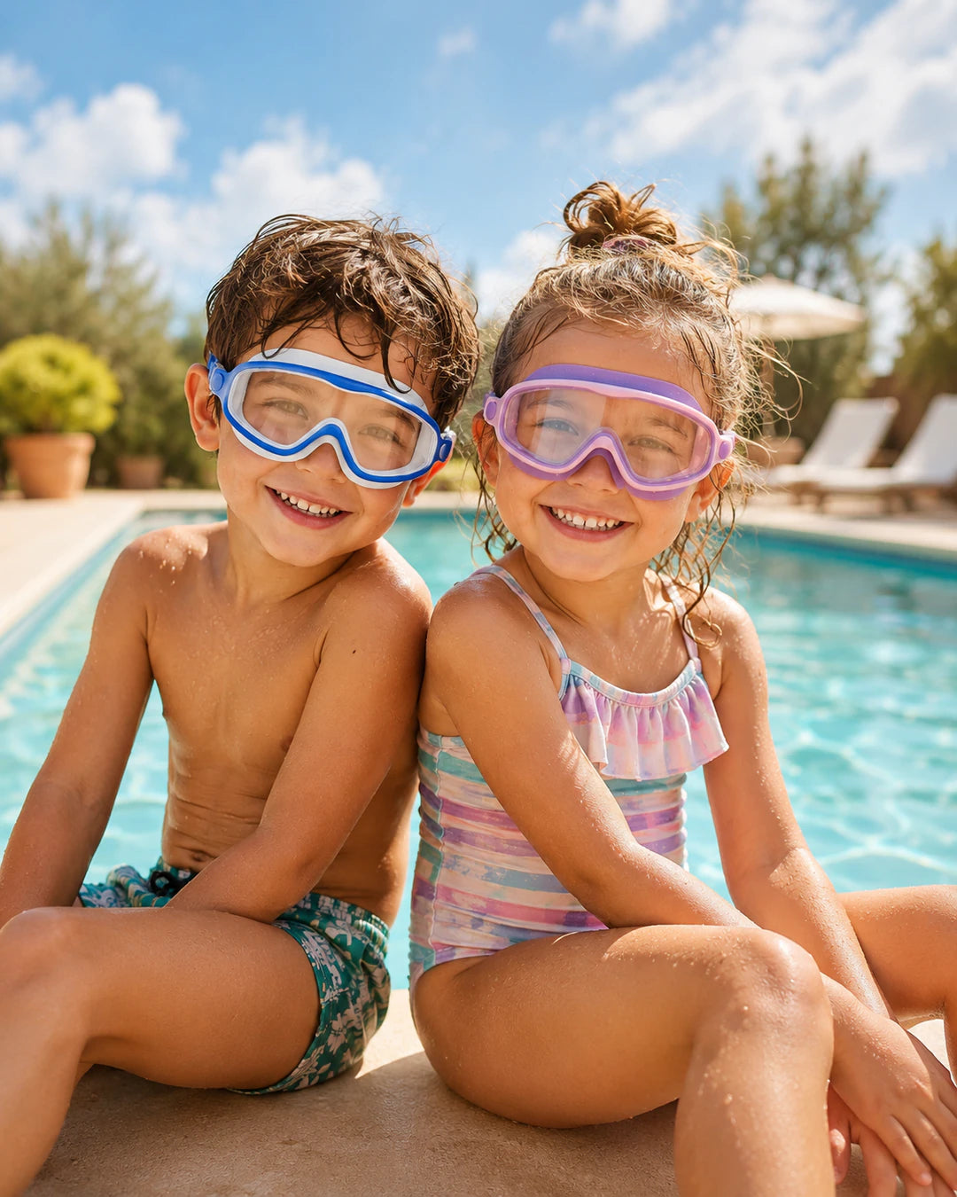 Clipnami™ — Lunettes de Piscine Anti-Fuite - enfants à la piscine